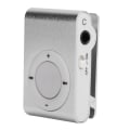 Miniatyrbild 6 av 8: Bärbar digital musikmediaspelare MiniMP3 BackClip-spelare med hörlurar och USB -kabel (silver)
