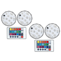 Pikkukuva 2 / 8: Upotettavat LED-valot RGB-vedenpitävät vedenalaiset lamput kaukosäätimellä uima-altaan sisustukseen