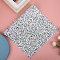 Miniatyrbild 6 av 8: Rhinestone Mesh Ribbon Wrap Födelsedag Bröllop Fest DIY Dekor Kläder Tillbehör Silver på vit AB