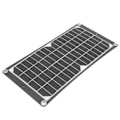 Miniatyrbild 3 av 8: Bärbar monokristallin solpanel Flexibel USB port 10W för nödladdning utomhus