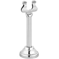 Miniatyrbillede 5 af 5: Harp-formet Pladskort Holder Sølv Bordnummer Menu Holder Ideel til Bryllupper Restauranter Banketter
