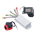 Miniatyrbillede 8 af 8: 36V 350W Motor Controller Display Panel Tommelgas Sæt Aluminium PCB Plast Elektrisk Cykel Modifikationssæt til Elektrisk Cykel Scooter