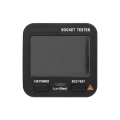 Miniatyrbillede 1 af 8: ZTE2 Lækage Socket Tester Neutral Live Wire Socket Detektor El-ledningsfejlkontrol EU-stik 0,1V~250V