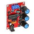 Miniatyrbild 6 av 8: 2st signalgeneratorsats sinustriangel fyrkantig utgång 1Hz‑1MHz 9‑12V DC-ingångsfunktion Signalgenerator med case