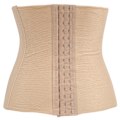 Miniatyrbillede 2 af 8: Justerbar Sports Fitness Mavebælte Slank Mavebånd Body Shaper Bælte Talje TrimmerBryst Taljebælte (Hudfarve) M