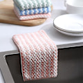 Miniatyrbillede 2 af 5: Mikrofiber Køkken Rengøringsklud Sæt - 10\" x 10\" - Ideel til Vask og Tørring af Opvask