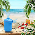 Miniatyrbilde 5 av 5: Mini Elektrisk Pumpe, USB Bærbar Elektrisk Luftpumpe for Camping, Rask Oppblåser og Tømmer, 3 Dyse Oppblåser for Luftbassengleker