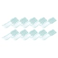 Miniatyrbillede 1 af 8: 10 meter kantbånd polyester tyl til tøjtilbehør DIY hovedbeklædning hår 2,6 tommer cyan-C4