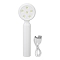 Miniatyrbillede 1 af 8: Håndholdt neglelampe Hurtigtørrende 6 lyschips 2 timer genopladeligt LED UV neglelys 18W
