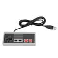 Miniatyrbillede 1 af 8: Klassisk kablet USB-spilhåndtag Spilcontroller oprindeligt designet til NES Mini Host (grå)
