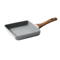 Miniatyrbilde 3 av 8: Tamagoyaki-panne forhindrer klebing Mini japansk omelettpanne Frokost Flatpanne for kjøkkenutstyr Grå 15x18cm / 5.9x7.1in