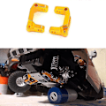 Miniatyrbild 3 av 5: 2 st Metall Främre C-Navbärare Caster Block Kompatibel Crawler Bil
