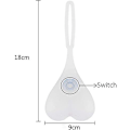 Miniatyrbilde 5 av 5: LED-sykkellys, hjerteformet design, vanntett, grønn