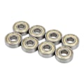 Miniatyrbillede 2 af 8: 8 stk 608ZZ kuglelejer ABEC 11 kulstofstål forseglede skateboardlejer 8x22x7mm til rulleskøjter dansebrætter