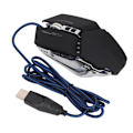 Miniatyrbilde 3 av 8: Gamingmus med optisk motor, tilpasset programmering, metallmalingsprosess, hulprosess, USB-kablet mus