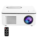 Miniatyrbillede 2 af 8: S361 Mini Hjemmebærbar LED-projektor 1080p HD til skrivebord / DVD / højttaler (US 100-240V)