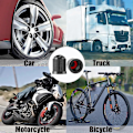 Miniatyrbillede 3 af 5: 10 stk. Dækventilhætter, med O-tætningsring, Universal Støvhætter til SUV, Biler, Cykel, Motorcykler, Lufttæt Forsegling, (10 stk. Sort)