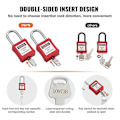 Miniatyrbild 4 av 5: Lockout Tagout Lås Set, 10 ST Säkerhetslås, Lock Out Tag Out Säkerhetslås kompatibla med Electr-B16