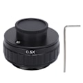 Miniatyrbilde 1 av 8: 0,5X adapterlinse 38mm C-monteringsadapter Trinokulært stereomikroskoprør for digitalkamerafokusering