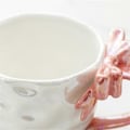 Miniatyrbillede 1 af 5: Romantisk Sløjfe Keramisk Krus Kaffe- og Mælkekopper Sort