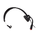 Miniatyrbillede 7 af 8: 3,5 mm erhvervsh headset 4 sektioner enkelt 3,5 mm stik monoaural telefon headset med USB lydkort mikrofon mute lydstyrke mute