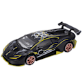 Miniatyrbillede 1 af 8: 1/32 Legering Støbt Model Sportsvogn Simulering Lyd Lys Træk Tilbage Superbil til Børn Sort