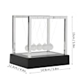 Miniatyrbillede 2 af 6: Luminous Newton's Cradle - Sjov Stress Relief Desktop Decoration for alle aldre