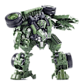 Miniatyrbild 5 av 6: Transformer Robot Bil Leksak Modell Bärbar Transformations Actionfigur Leksak Legering Engineering Vehicle Robot Leksak Barnens Semester Födelsedagspresent