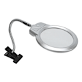Miniatyrbild 8 av 8: LED-belyst förstoringsglas med klämma optisk linsjustering slang förstoringsglas med 2 lysdioder för läsning av hantverk