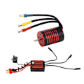Pikkukuva 1 / 8: GTSKYTENRC 2838 Sensorieton harjaton moottori 35A Sensorieton älykäs ESC Sensorieton moottoriyhdistelmä 1/14 1/16 RC-autolle 3700KV