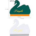 Miniatyrbillede 2 af 5: 4 stk. Multifunktionel Bruse Squeegee - Badeværelse Squeegee - Kreativ Silikon Squeegee - Vindue Squeegee - Svan Gummi Squeegee til Biler, Vinduer, Gl