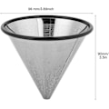 Miniatyrbillede 3 af 5: Genanvendelig rustfrit stål pour over kaffefilter mesh drypper langsom brygning kaffekone