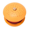 Miniatyrbild 7 av 8: Mini Hamburger Staplingsleksaker Snabbmat Matlagning Lek Set Trä Söt form Låtsaslekleksak för barn över 36 månader