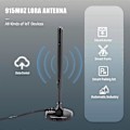 Miniatyrbillede 3 af 5: 5.8dbi 868mhz Lora Antenne Til Helium Hotspot Nebra Bobcat 300 Miner Udskiftningsantenne Med Rp-sm Zekai