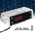 Miniatyrbillede 6 af 8: Præcis 50-100℃ digitalt vandtermometer Realtidsvandkølingstermometer rødt display