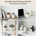 Miniatyrbild 4 av 5: Macrame Sminkborstfodral, Boho Förvaringsfodral Set om 2_SZXM