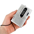 Miniatyrbild 5 av 5: BC-R21 Bärbar Mini AM FM Radio Stereohögtalare