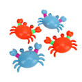 Miniatyrbilde 4 av 8: 4PCS Teleskopisk Lekeform Endring Leke Plast Lyse Farge Lett Vekt Fidget Tube Leke for Barn Familie Krabbe