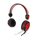 Miniatyrbillede 7 af 8: Gaming Headset Støjreducerende Stereo Ergonomisk Kablet Computer Spil Hovedtelefon med Mikrofon til PC Rød