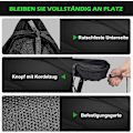 Pikkukuva 2 / 5: Polkupyörän satulanpäällinen suuri - Memory Foam ja erittäin pehmeä geelipehmuste vedenpitävällä päällisellä, kiristysnyörillä, maastopyörään, kuntopyörään