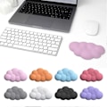 Miniatyrbillede 2 af 5: Desktop Musemåtte med Håndledsstøtte, Skyform, Skridsikker Base, Automatisk Tilbageførsel, Memory Sponge, Kontor Computer Laptop Gaming, Smertelindring, Håndledspude Rød