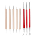 Miniatyrbillede 1 af 8: Dobbelt End Tracing Dotting Stylus Lille Bærbar Gravering Stylus Sæt til Modellering Udskæring Glatning Ler