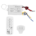 Miniatyrbild 1 av 8: 3-vägs trådlös fjärrkontroll Ljusbrytare 220V väggmonterad smart lampa PÅ/AV