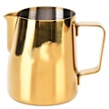 Miniatyrbild 1 av 8: 380 ML kaffekanna kopp ljust guld rostfritt stål kaffe mjölkskumningskopp för restaurang hembar