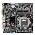 Miniatyrbillede 1 af 8: H81 Mini ITX bundkort LGA 1150 slot Dual Channel DDR3 understøttelse til Core I3 I5 I7 4. og 5. generations CPU til alt i én pc