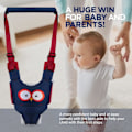 Miniatyrbild 3 av 5: Baby Walking Harness Handhållen Toddler Walker Assistent Bälte Stöd för Spädbarn som Lär sig Gå