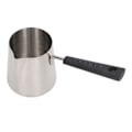 Miniatyrbilde 4 av 5: Melkekanne for kaffe, 304 rustfritt stål, melkekanne med langt håndtak og spiss tut, latte-kanne med skala, 350 ml, 18x9,5x7,5 cm/7,1x3,7x3,0 tommer