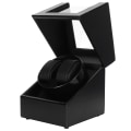 Miniatyrbillede 8 af 8: Automatisk Watch Winder Box til mekanisk Ur USB Plugin Display Case Læder Style