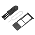 Miniatyrbillede 3 af 8: SIM-kortskuffe Professionel SIM-kortskuffeholder Udskiftning med Eject Pin til Samsung Galaxy A51 A515U Sort