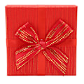 Miniatyrbillede 8 af 8: 4 stk gaveæske med låg 3,9x3,7x3,9 tommer gaveindpakningsæsker til bryllup Jul Fødselsdag Valentinsdag Rød HM2330406